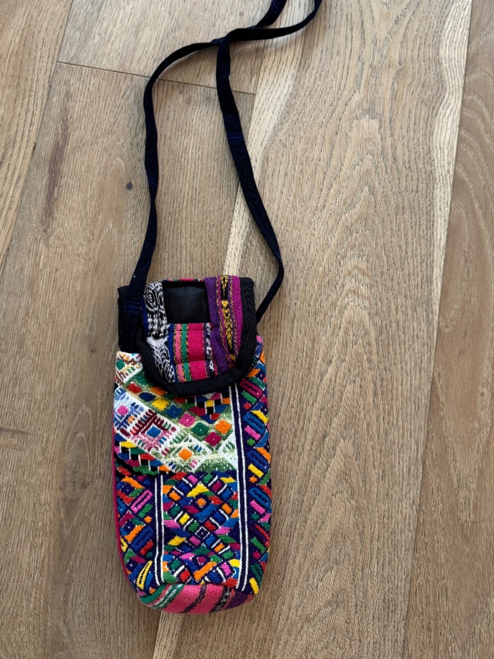 Crossbody Artisan Water Bottle Bag